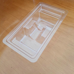 Transparent inner liner disposable blister tray <b>box</b> for 15ml nasal drops, <b>plastic</b> PVC fully biodegradable packaging <b>box</b> - Product Image 3