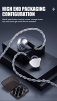 Earbud Headset HIFI 3D Stereo Dynamic Driver untuk Olahraga, Musik, dan Gaming, In-Ear