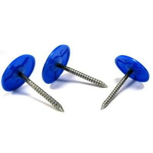 Clavos de plástico de 1 pulgada/Clavos de cabeza de plástico/Clavos de tapa con vástago de anillo - Product Image 1
