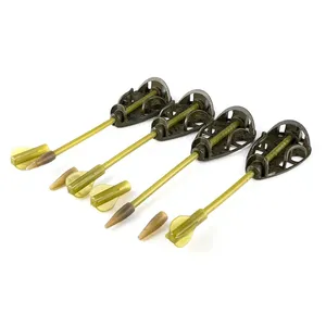 Ensemble de mangeoires pour la pêche à la <span class=keywords><strong>carpe</strong></span> Hirisi - Moule à cage à appâts 30g/40g/50g/60g avec panier, accessoires de pêche F116 - Product Image 3