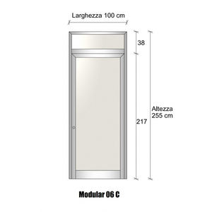 โมดูลผนังเริ่มต้น/สุดท้ายโอปอลแก้วเบคิไลต์ตัวแบ่งห้องและตัวแบ่งห้องพร้อมกรอบในสีต่างๆฉากอลูมิเนียม - Product Image 1