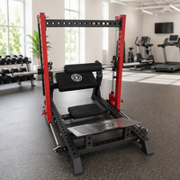 Nouvelle conception Machine à charge libre pour Hip Thrust et Glute Bridge, et Appareil de développement des muscles fessiers et ischio-jambiers assis pour l'étirement des hanches et le développement des fessiers