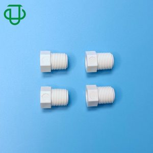 Conector de HDPE de 19.5 mm con rosca macho de 1/8-27 pulgadas a rosca hembra UNF de 1/4-28, conector recto para manguera y accesorios de tubería con rosca macho. - Product Image 2