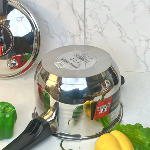 หม้ออัดแรงดันสแตนเลสขัดเงา Zhenneng สำหรับทำอาหารเร็ว ใช้ได้กับเตาแก๊สและเตาแม่เหล็กไฟฟ้า เหมาะสำหรับร้านอาหาร - Product Image 6