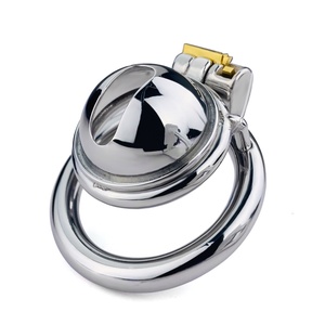 FRRK Nuevo Jaula de Castidad Resistente para Pene, Herramienta Sexual BDSM de Abstinencia, Jaula de Castidad, Juguetes Sexuales Atrevidos, Bloqueo de Pene, Control de Eyaculación para Hombres - Product Image 4