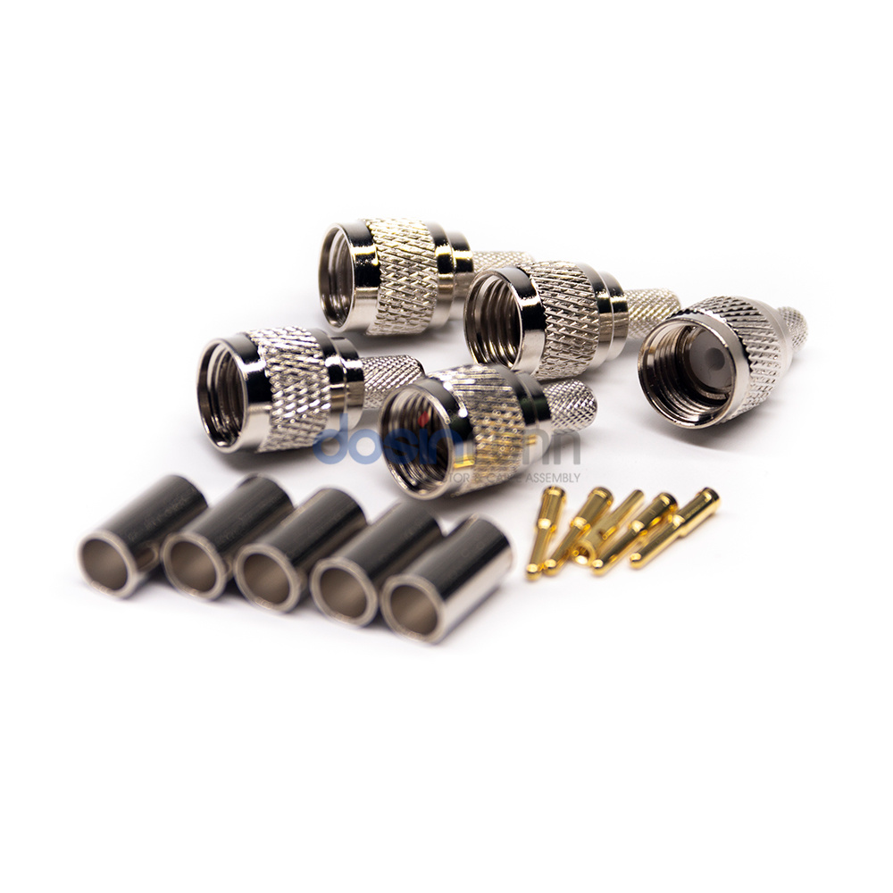 Прямой коаксиальный штекер RF Mini UHF