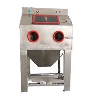 Machine de sablage humide à vendre en usine, cabine de sablage humide manuelle sans poussière, vapeur d'eau