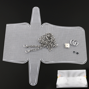 Hình dạng khác nhau kích thước Crochet nhựa lưới vải Sheets đối với thêu, Acrylic sợi crafting, Knit Crochet dự án làm cho túi - Product Image 1