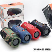 Enceinte portable sans fil XTREME5 MINI avec lumière LED, caisson de basses, système audio, étanche IPX4, lecteur de musique, compatible Bluetooth.