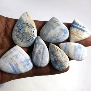 Blue Scheelite A One Quality 100% Natural Scheelite Cabochon Loose Gemstone For Making Jewelry Stone Scheelite Mix Shape Bulk - Product Image 2
