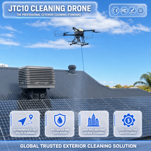 Dron de Limpieza Joyance JTC10 con Pulverizador de Alta Presión a Prueba de Agua IP67 para Paneles Solares y Fachadas de Edificios - Product Image 1