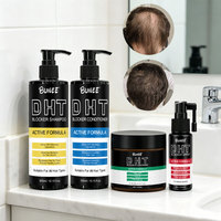 Shampoo anti-chute de cheveux BUNEE, formule naturelle bloquant le DHT, sans sulfate, soin capillaire pour hommes et femmes