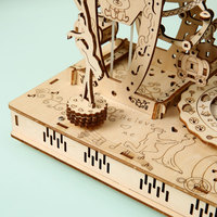 Vente en gros de modèles de puzzle 3D en bois, modèle de grande roue, puzzles 3D en bois à faire soi-même pour adultes, artisanat fait main, décoration, cadeau