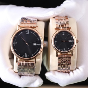 Reloj de Lujo de Alta Gama para Pareja, Resistente al Agua, Movimiento Mecánico Automático, Correa de Acero Inoxidable, Marcadores de Hora con Números Romanos - Product Image 4