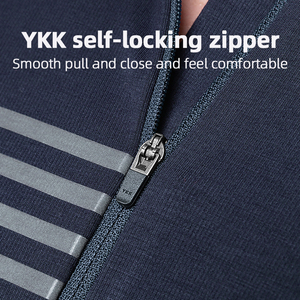 <span class=keywords><strong>Maglia</strong></span> da <span class=keywords><strong>ciclismo</strong></span> a maniche lunghe antivento calda da uomo ROCKBROS per <span class=keywords><strong>maglia</strong></span> autunno inverno Top per Mountain Bike da strada - Product Image 2