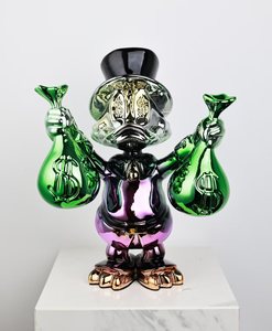 Estatua de Pato Evelyn <span class=keywords><strong>Donald</strong></span>, Escultura Art Deco de Resina Ecológica Hecha a Mano, Arte Pop, Decoración Exquisita para el Hogar - Product Image 5