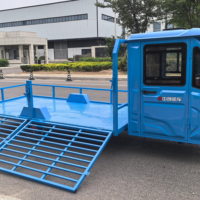Tricycle électrique cargo personnalisable en couleur avec carrosserie fermée, vitesse maximale de 70 km/h, temps de charge de 7 à 9 heures