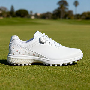 Personalizzabile signora comoda e alla moda lacci a manopola <span class=keywords><strong>scarpe</strong></span> <span class=keywords><strong>da</strong></span> <span class=keywords><strong>Golf</strong></span> <span class=keywords><strong>da</strong></span> <span class=keywords><strong>donna</strong></span> floreali - Product Image 2