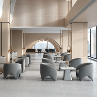 Ensemble de canapés sectionnels en tissu, style moderne et luxueux, pour chambre à coucher, hôpital, salon et hôtel