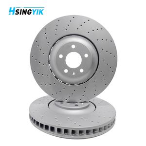 Pour pièces automobiles HT250 Disques de frein avant à fentes 380 mm 36 mm Kit de disques de frein pour Audi A8L D4 A8 SQ5 Q5 Quattro - Product Image 5