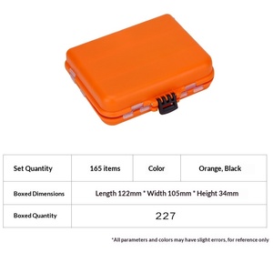 Vente directe usine : Ensemble d'accessoires pour hameçons de pêche 165 pièces, pour la pêche au Texas, en mer, au rockfish, au bar et à la carpe, en gros, pour la construction de cannes à pêche, en ABS, PVC et métal - Product Image 3