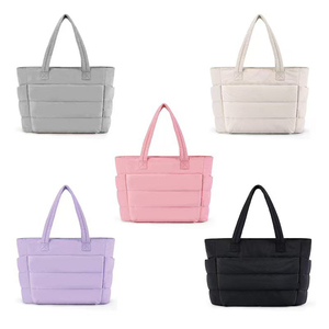 2025 Hot Sale Lightweight Puffy Tote <strong>Bag</strong> Shoulder <strong>Bag</strong> Large Capacity Laptop <strong>Bag</strong> <strong>for</strong> <strong>Women</strong> <strong>Office</strong> School Daily Use - Product Image 1