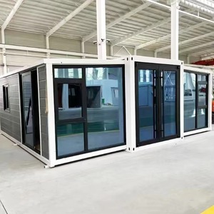 <span class=keywords><strong>Prebuilt</strong></span> bão bằng chứng bánh <span class=keywords><strong>sandwich</strong></span> Bảng điều khiển di động có thể gập lại đúc sẵn kính mở rộng container nhà - Product Image 4