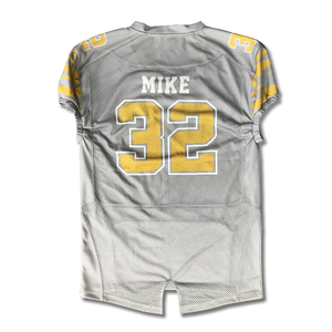 Maillots de football américain personnalisés en gros, avec logo et numéro d'équipe, en polyester/coton, respirants, anti-UV, séchage rapide, grandes tailles - Product Image 3