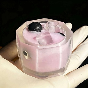 Bubble Tea Squishy <b>Toy</b> Soft Sticky Bouncy Stress Relief Fidget <b>Toy</b> Pink Clear <b>Desk</b> Gift - Product Image 1