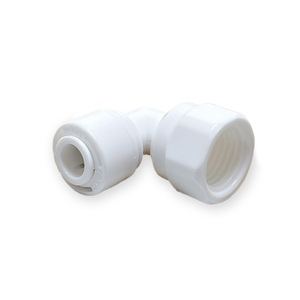 Conectores de filtro de agua tipo L de conexión rápida 2 en 1, conector de tubería de plástico para uso doméstico - Product Image 1