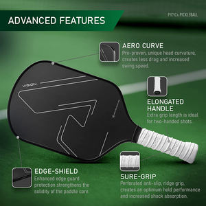 Pickle Ball Paddles Pickle ball <span class=keywords><strong>Paddle</strong></span> 2024 Profession elles Custom Logo/OEM Carbon Fiber 42 ATV Bike für Erwachsene Akzeptieren Sie benutzer definierte Farben - Product Image 2
