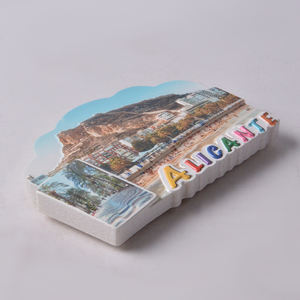 Imán de nevera de resina 3D recuerdo turístico vintage colorido <span class=keywords><strong>Alicante</strong></span> nuevo creativo de alta calidad al por mayor - Product Image 6