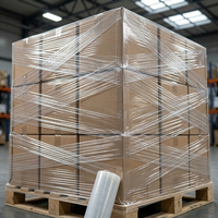 Film étirable industriel souple résistant à l'humidité, largeur 50 cm, haute résistance à la traction, pour l'emballage et l'expédition des palettes