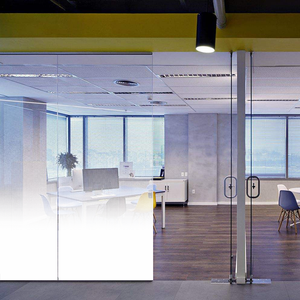 Modern Design Gradation White Stained Decorative <strong>Film</strong> <strong>for</strong> Hotel <strong>Glass</strong> <strong>Windows</strong> Self-Adhesive 2 Mil PET Material - Product Image 5