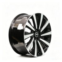Jantes en alliage moulé PY Brand 19 à rayons croisés et face usinée 5x100, moulage par gravité, certifiées DOT, conformes aux normes européennes, compatibles Kia Coupé