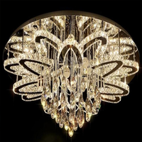 ANNO Grand lustre en cristal nordique forme de fleur pendentif personnalisé fournisseur de lustre