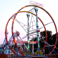 Matériel de parc d'aventures et de jeux pour adultes, anneau de grande roue, à vendre