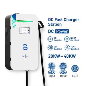 Chargeur rapide pour véhicules électriques DC mural BBDC-20 OCPP 1.6J 20/30/40KW avec connecteurs CCS1/CCS2/GB/T, boîtier IP55/IK10, certifié CE - Product Image 3