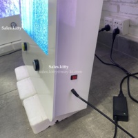 Panneau mural en acrylique à bulles, panneau lumineux thérapeutique changeant de couleur, équipement sensoriel LED interactif pour la stimulation de l'autisme