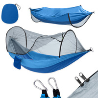 Hamac pliable portable avec moustiquaire, hamacs de plein air avec filet