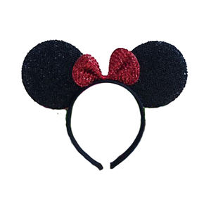 عصابة رأس ميني ماوس الأمنية المزينة بالترتر للبالغين للحفلات، الأكثر مبيعًا بسعر المصنع، وصول جديد - Product Image 3