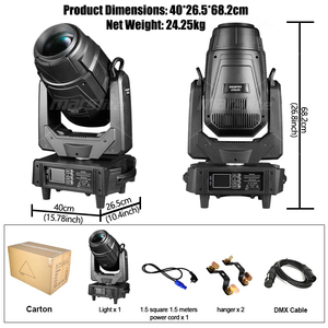 Marslite 470 lăng kính Vua <span class=keywords><strong>500W</strong></span> <span class=keywords><strong>LED</strong></span> di chuyển đầu 3in1 chùm tại chỗ rửa CMY di chuyển đầu Luces <span class=keywords><strong>Led</strong></span> DJ <span class=keywords><strong>LED</strong></span> di chuyển đèn pha đèn sân khấu - Product Image 5