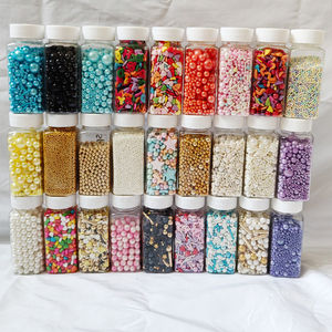 Perles de sucre comestibles pour gâteaux, billes de sucre, décorations en sucre, bâtonnets de sucre 100g, pour la décoration de gâteaux et pâtisseries - Product Image 5