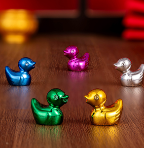 Nuevos Dijes de Resina de Dibujos Animados, Patos Dorados, Dijes Planos de Resina, <span class=keywords><strong>Figuras</strong></span> de Resina con Diseño Adorable, Mini <span class=keywords><strong>Figuras</strong></span> de <span class=keywords><strong>Hadas</strong></span> - Product Image 4