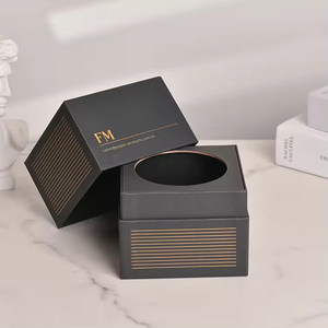 Boîte à bougies de luxe personnalisée en gros pour OEM avec revêtement UV et logo en relief - <span class=keywords><strong>Emballage</strong></span> cadeau en papier recyclable avec impression interne - Product Image 2