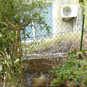 Clôture en treillis métallique galvanisé à chaud noir de calibre 9, 5 pi <span class=keywords><strong>x</strong></span> 50 pi, avec une seule porte, système d'enceinte de sécurité complet - Product Image 5