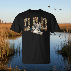 T-shirt en coton pour homme, camouflage canard, équipement de chasse et de plein air - Product Image 3