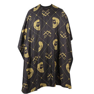 Patrón de impresión Digital personalizado de alta calidad, lavable, impermeable, corte de pelo, salón de estilismo, capa de peluquero, vestido <span class=keywords><strong>Corver</strong></span> - Product Image 6