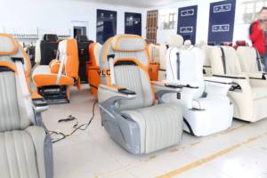 Asiento de coche eléctrico de cuero Vip para modificación Mpv limusina Van <span class=keywords><strong>Minibus</strong></span> Motorhome Camper Van Alphard - Product Image 6