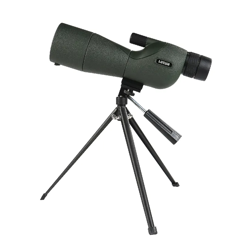 LUXUN High Definition Waterproof 25-75X60 Straight Head Spotting Scope with Tripod for Bird Watching Wildlife Scenery